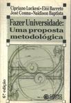 Fazer Universidade Uma Proposta Metodológica