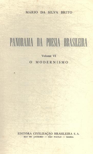 Panorama Da Poesia Brasileira Vol 6