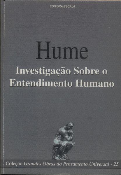 Investigação Sobre O Entendimento Humano