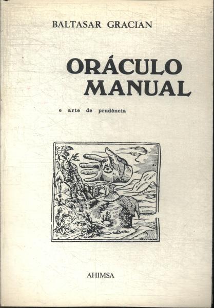 Oráculo Manual E Arte De Prudência