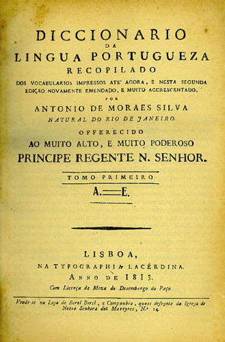 DICCIONÁRIO DA LINGUA PORTUGUESA (2 VOL. )