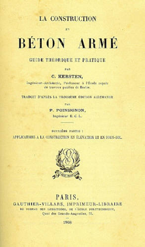 LA CONSTRUCTION EN BÉTON ARMÉ - GUIDE THÉORIQUE ET PRATIQUE - DEUXIÈME PARTIE