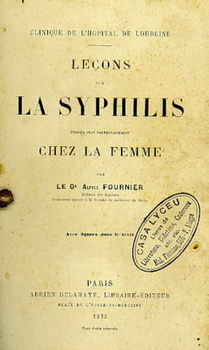 LEÇONS SUR LA SYPHILIS