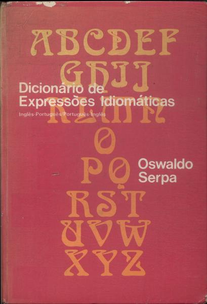 Dicionário De Expressões Idiomáticas (1982)