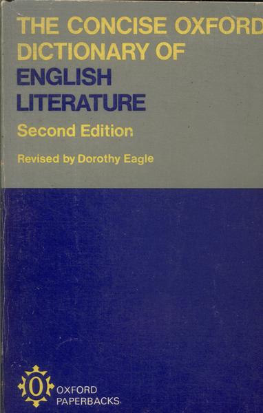 The Concise Oxford Dictionary Of English Literature (1970)