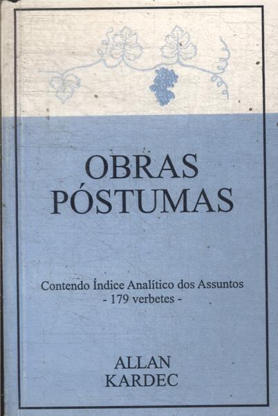 Obras Póstumas