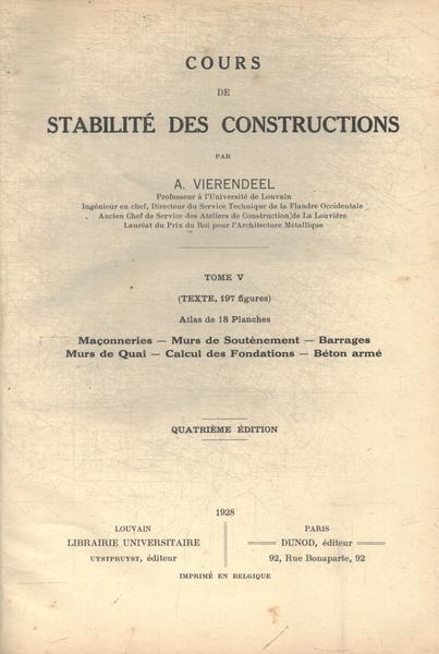 Cours De Stabilité Des Constructions