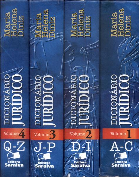 Dicionário Jurídico (4 Volumes - 1998)