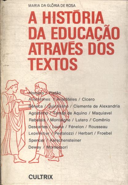 A História Da Educação Através Dos Textos