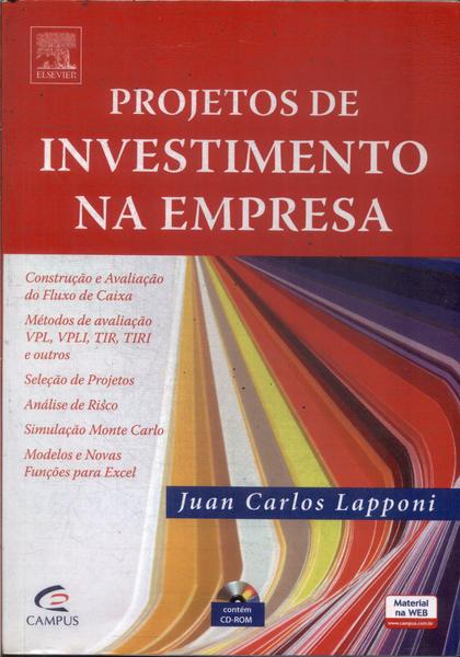 Projeto De Investimento Na Empresa (não Inclui Cd)