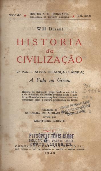 Historia Da Civilização Vol 2 Tomo 1