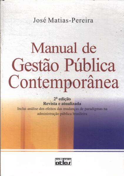 Manual De Gestão Pública Contemporânea
