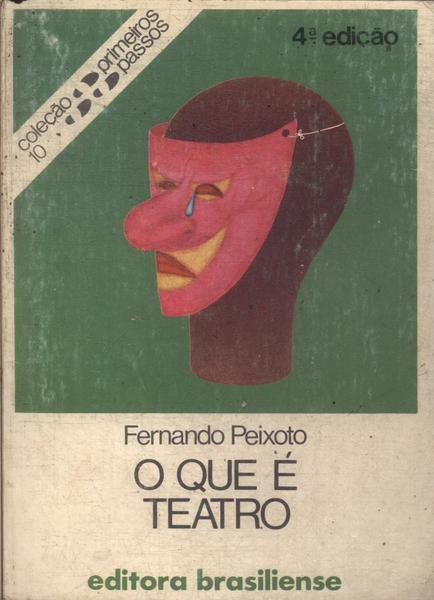 O Que É Teatro