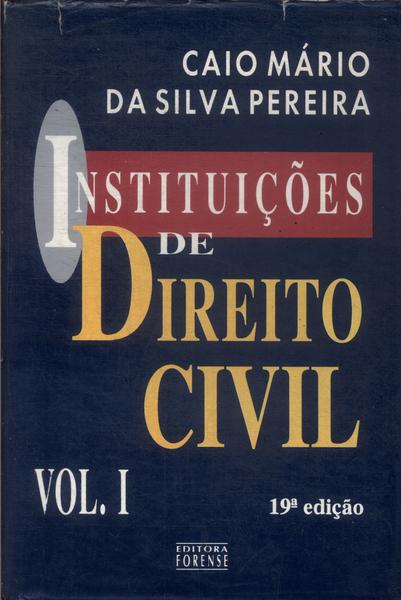Instituições De Direito Civil  Vol 1 (1998)