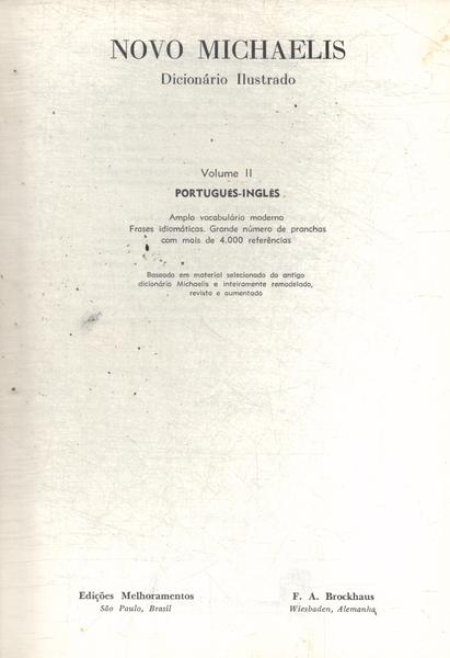 Novo Michaelis: Dicionário Ilustrado Vol 2 (1961)