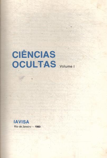 Ciências Ocultas Vol 1