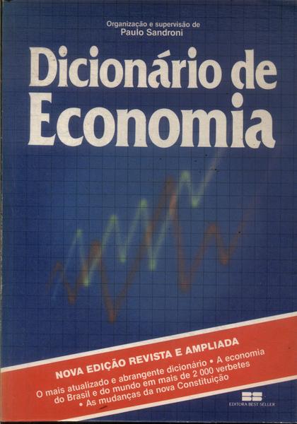 Dicionário De Economia (1989)