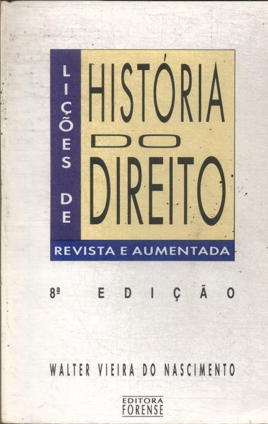 Lições De História Do Direito (1996)