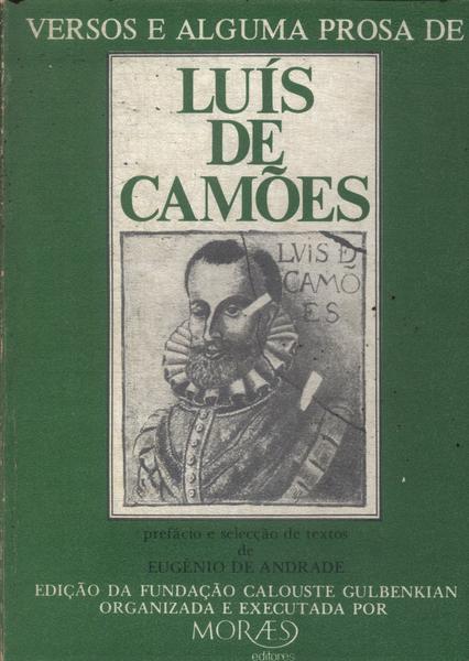 Versos E Alguma Prosa De Luís De Camões