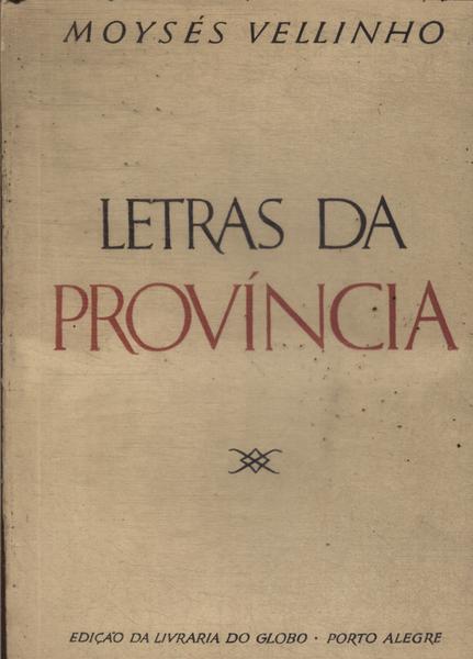 Letras Da Provincia