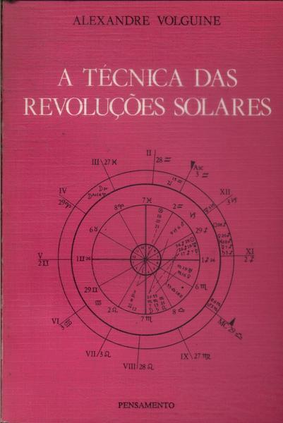 A Técnica Das Revoluções Solares