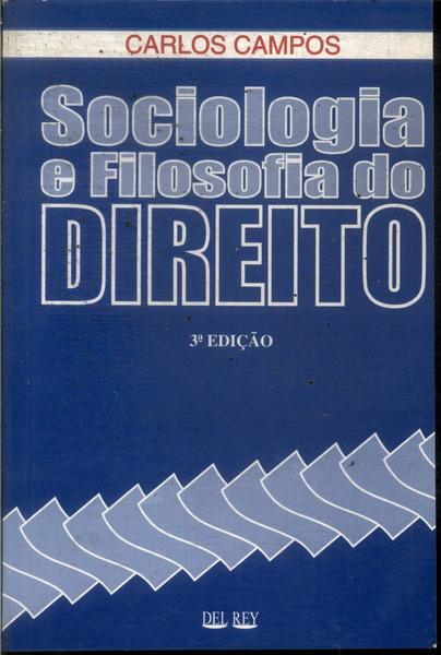 Sociologia E Filosofia Do Direito (1995)