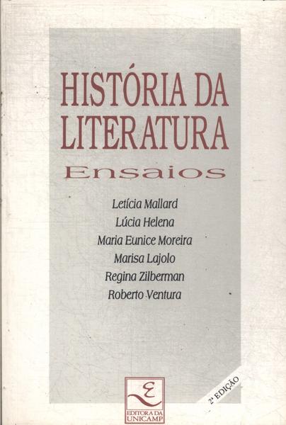 História Da Literatura: Ensaios