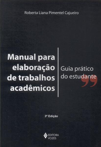 Manual Para Elaboração De Trabalhos Acadêmicos (2015)