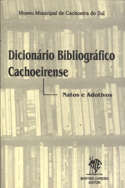 Dicionário Bibliográfico Cachoeirense
