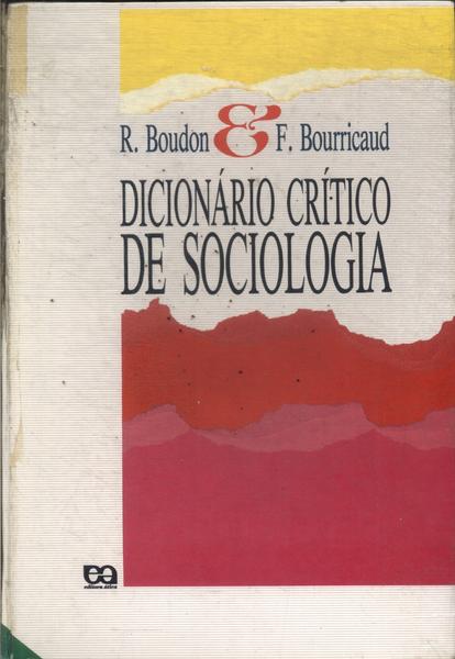 Dicionário Crítico De Sociologia (1993)