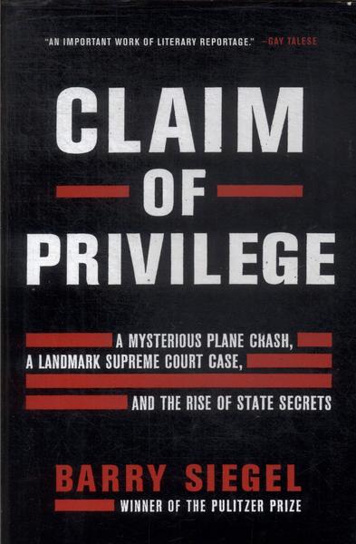 Claim Of Privilege