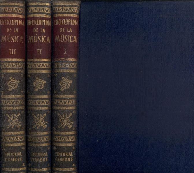 Enciclopedia De La Musica (3 Volumes)