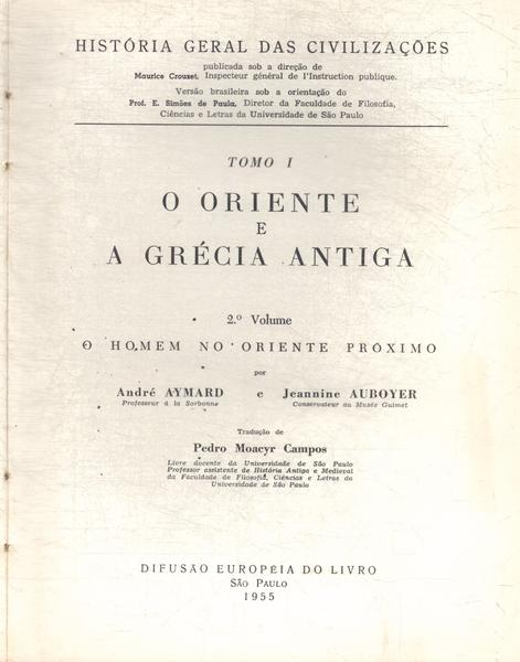 O Oriente E A Grécia Antiga Tomo 1 Vol 2