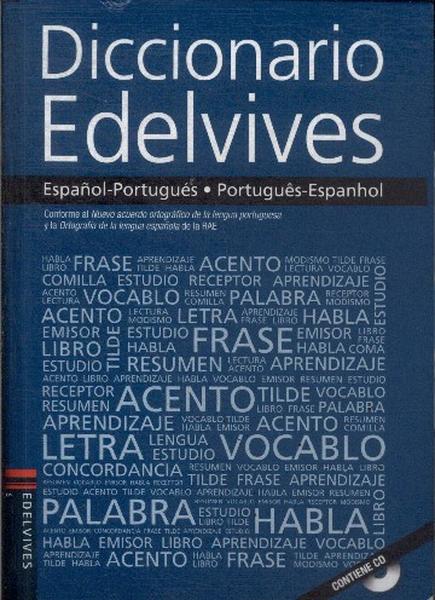 Diccionario Edelvives Español-português Português-español (inclui Cd - 2014)