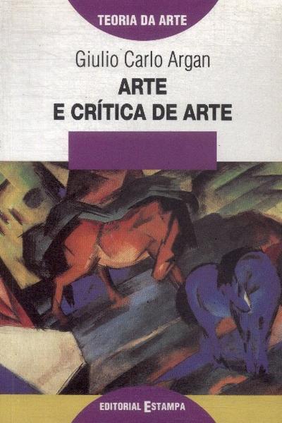 Arte E Crítica De Arte