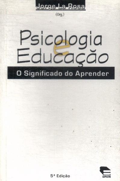 Psicologia E Educação