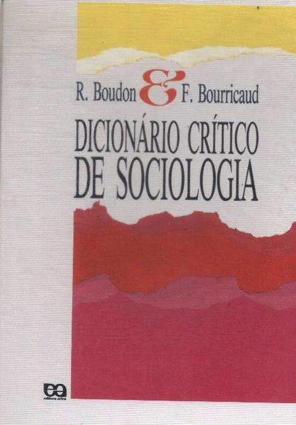 Dicionário Crítico De Sociologia (2001)