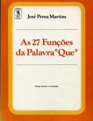 As 27 Funções da Palavra que