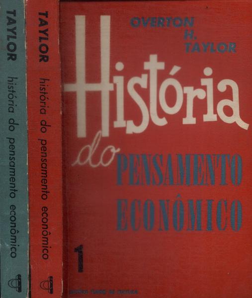 História Do Pensamento Econômico (2 Volumes)