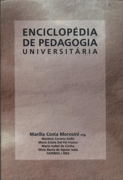 Enciclopédia De Pedagogia Universitária Vol 1