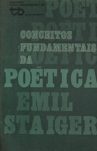 Conceitos Fundamentais Da Poética