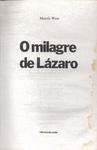 O Milagre De Lázaro