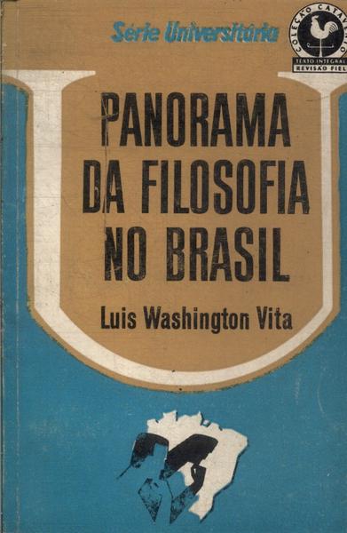 Panorama Da Filosofia No Brasil