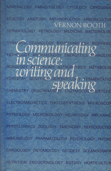Communicating In Science: Writing And Speaking (não Acompanha Fita K7)