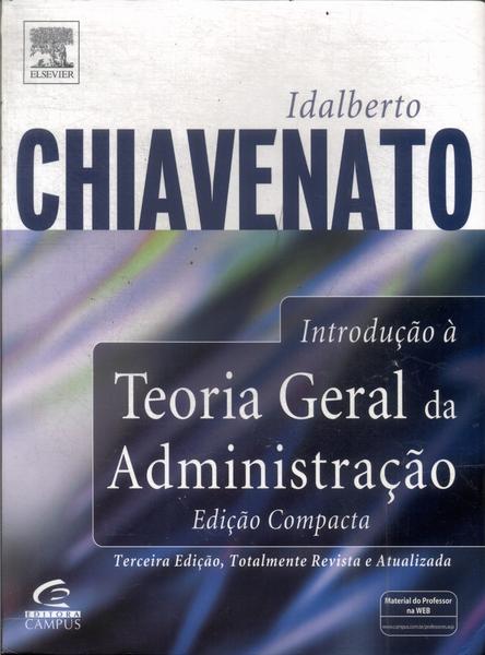 Introdução À Teoria Geral Da Administração