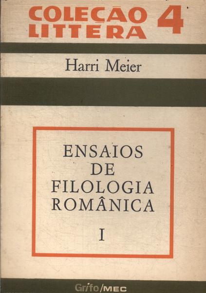 Ensaios De Filologia Românica Vol 1