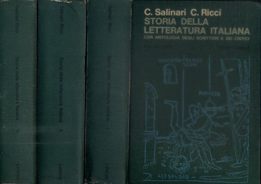 Storia Della Letteratura Italiana (4 Volumes - 1974)