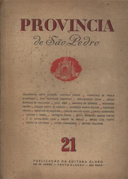 Província De São Pedro Nº 21 (1957)