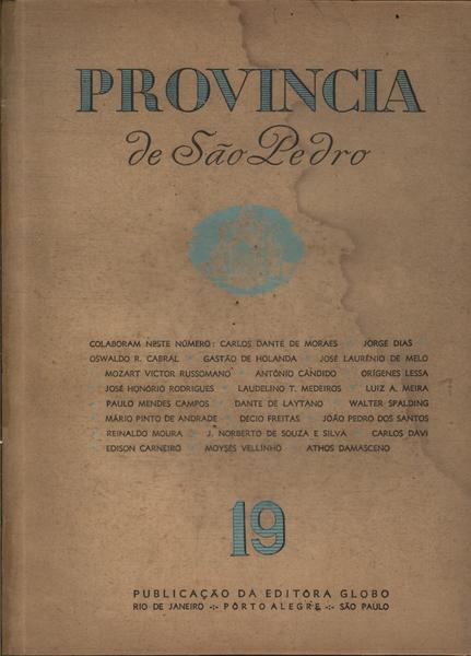 Província De São Pedro Nº 19 (1954)