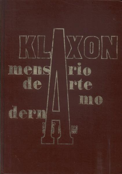 Klaxon: Mensario De Arte Moderna